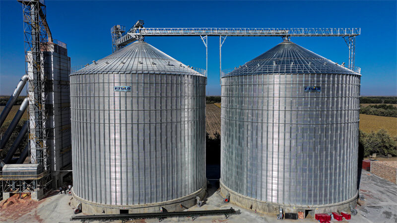 2,000 t grain silo project reference